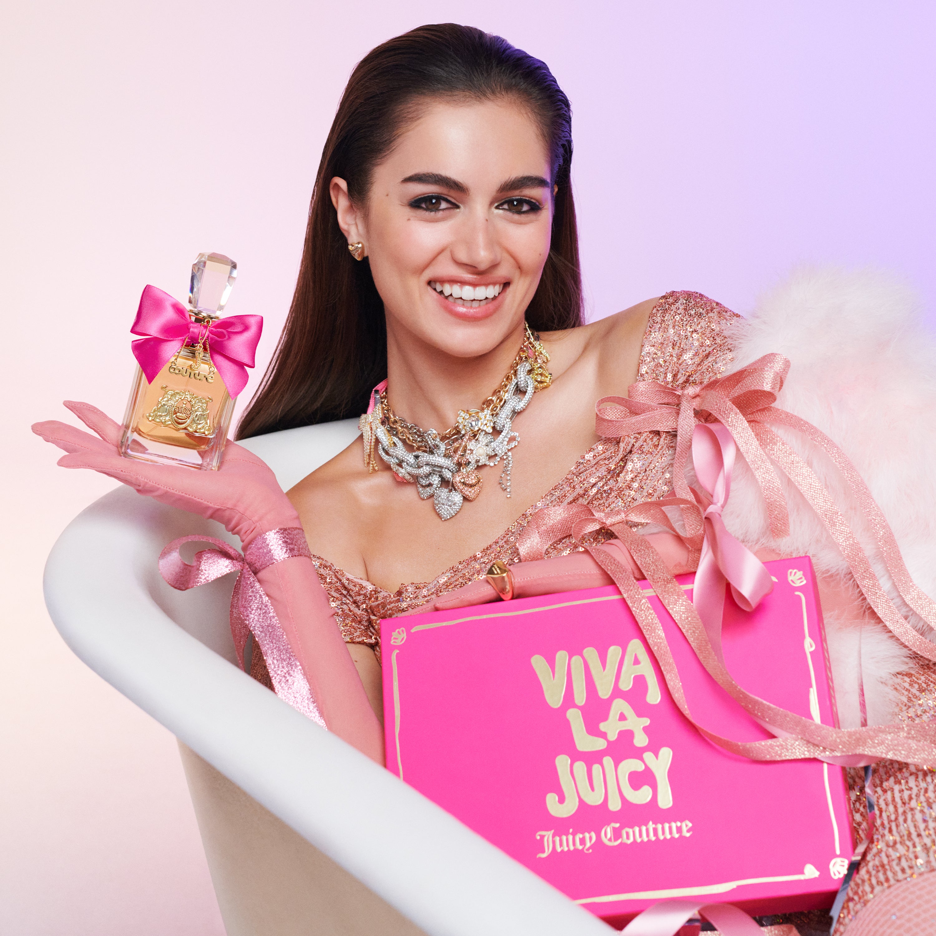 Viva La Juicy Eau de Parfum 3 Piece Full Size Gift Set - Juicy Couture