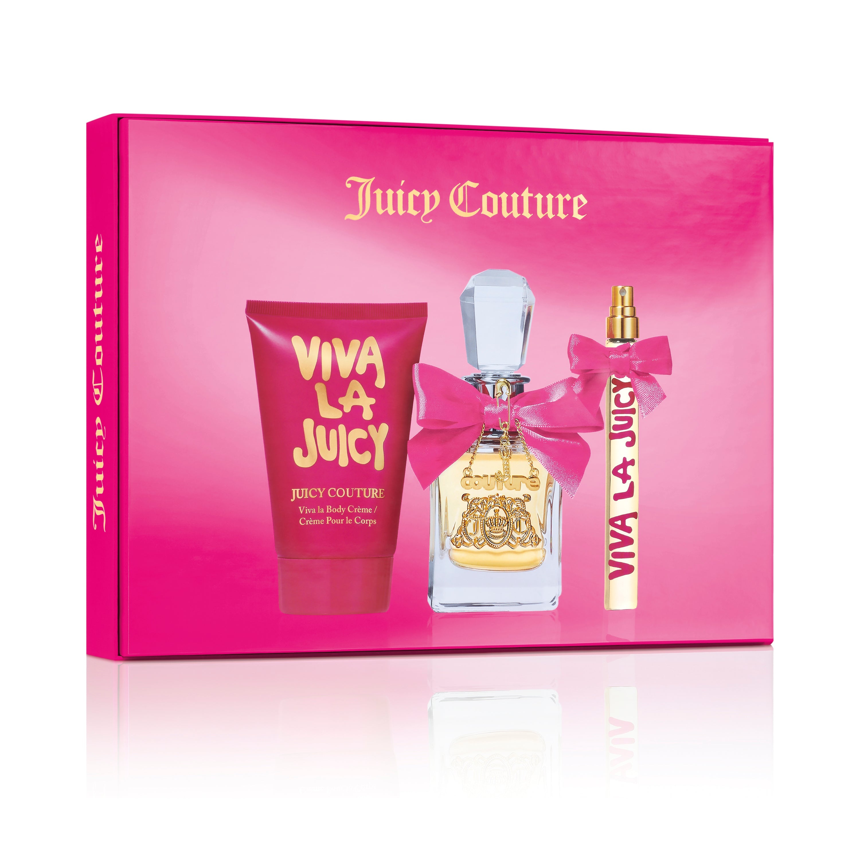 【レア】Jucy Couture VIVA LA JUICY◆箱ポーチ付き◆香水 Viva La Juicy Eau de Parfum 3 Piece Gift Set - Juicy Couture