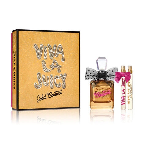 Viva La Juicy Gold Couture 3 Piece Holiday Gift Set