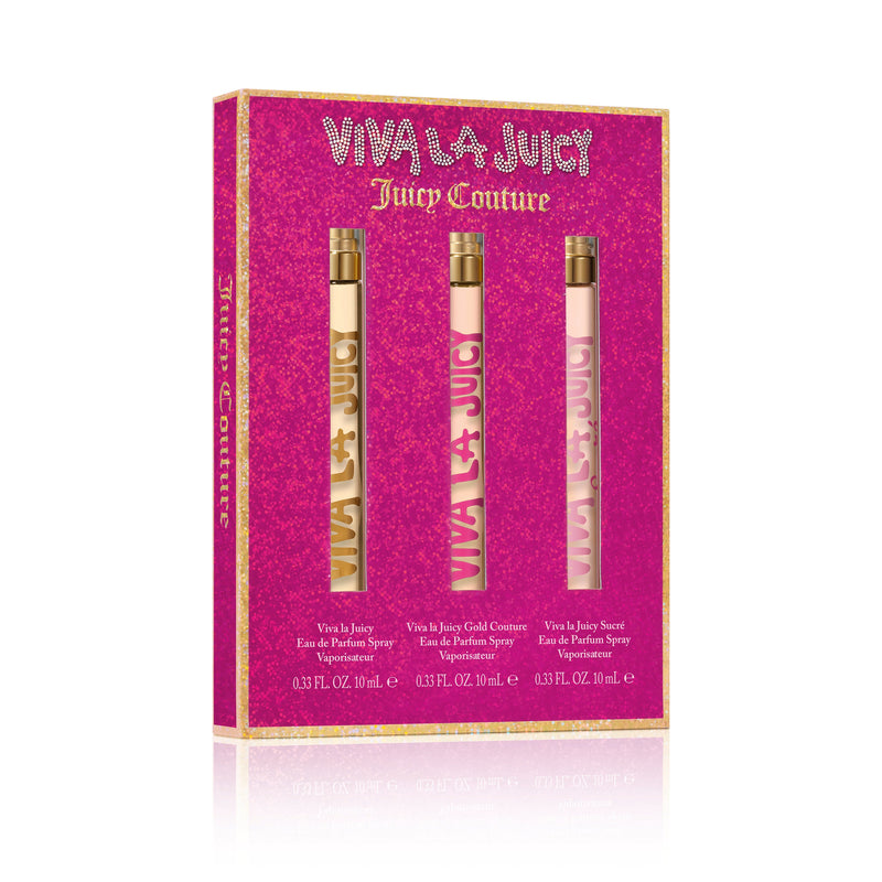 Viva La Juicy 3 Piece Travel Coffret Holiday Gift Set