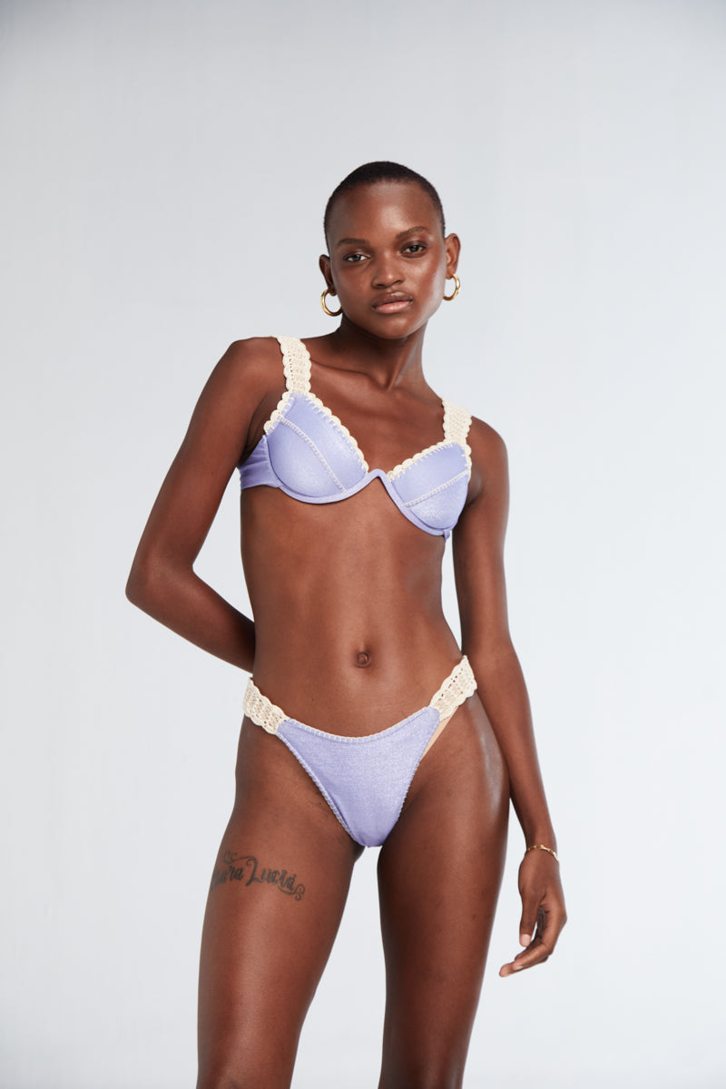 Alessia Lilac Shine with Crochet Top - Juicy Couture