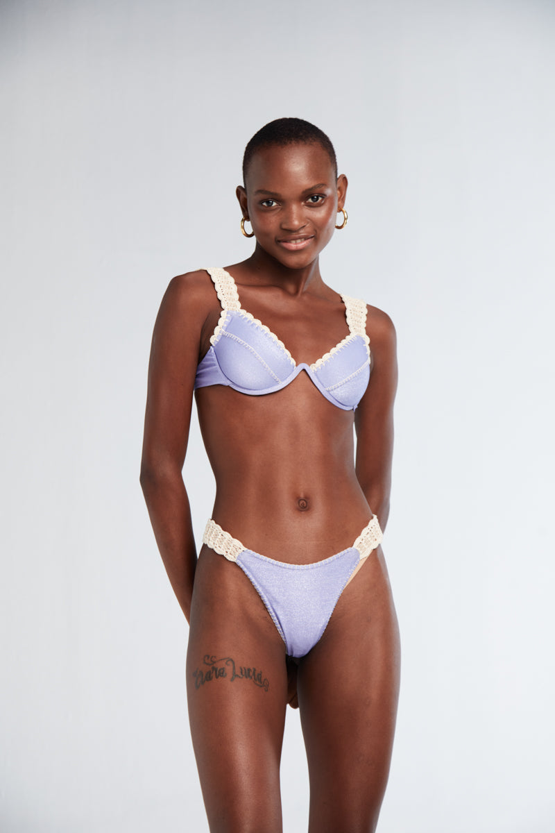 Alessia Lilac Shine with Crochet Bottom - Juicy Couture