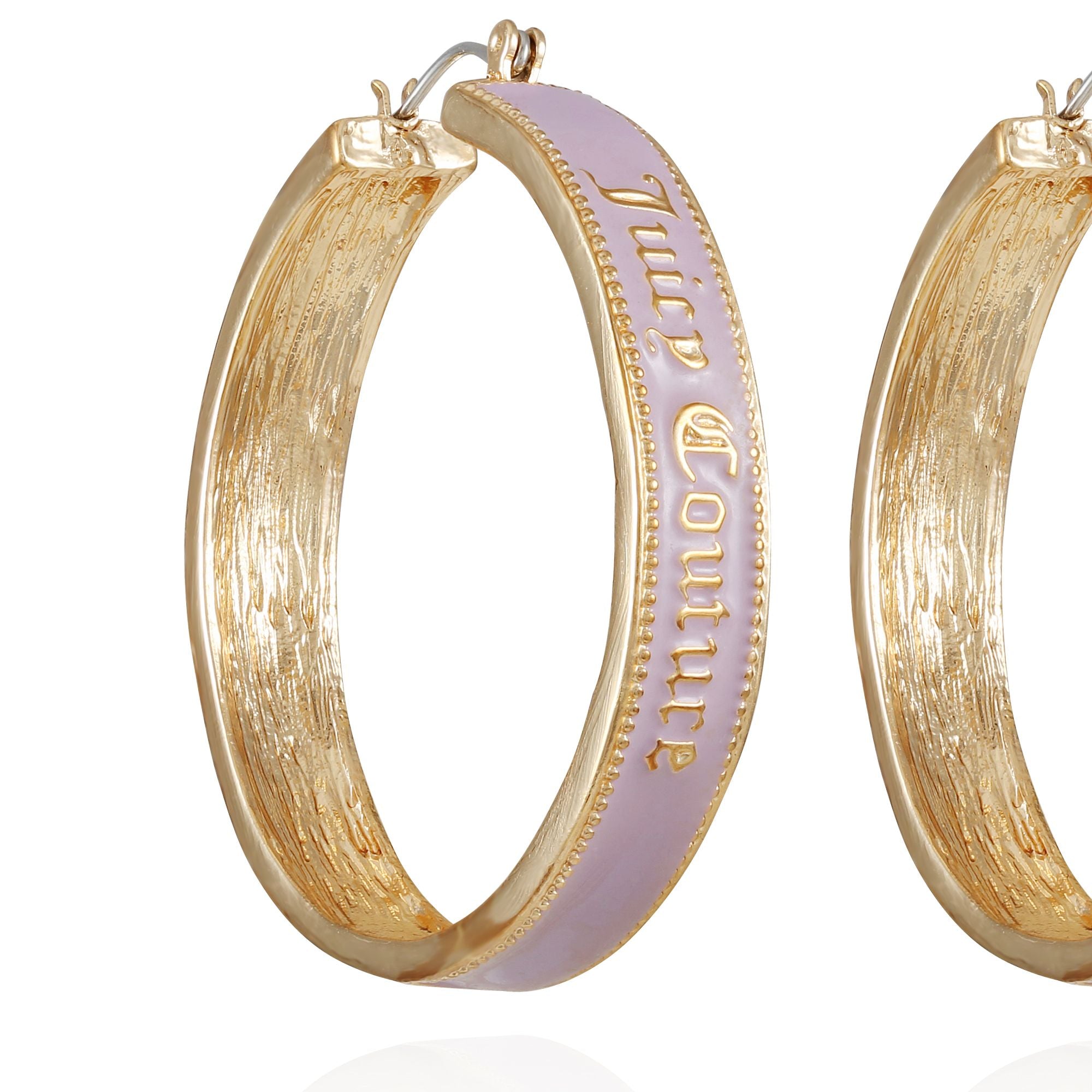 Lavender Hoop Earrings Juicy Couture 9500