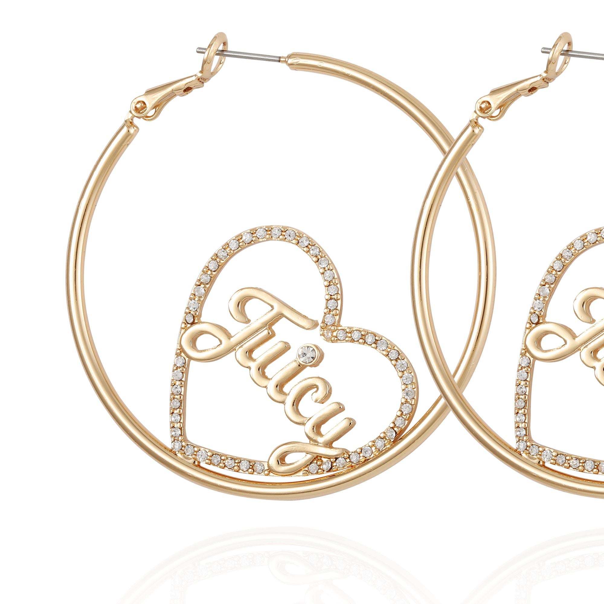 Heart Double Hoop Earrings - Juicy Couture