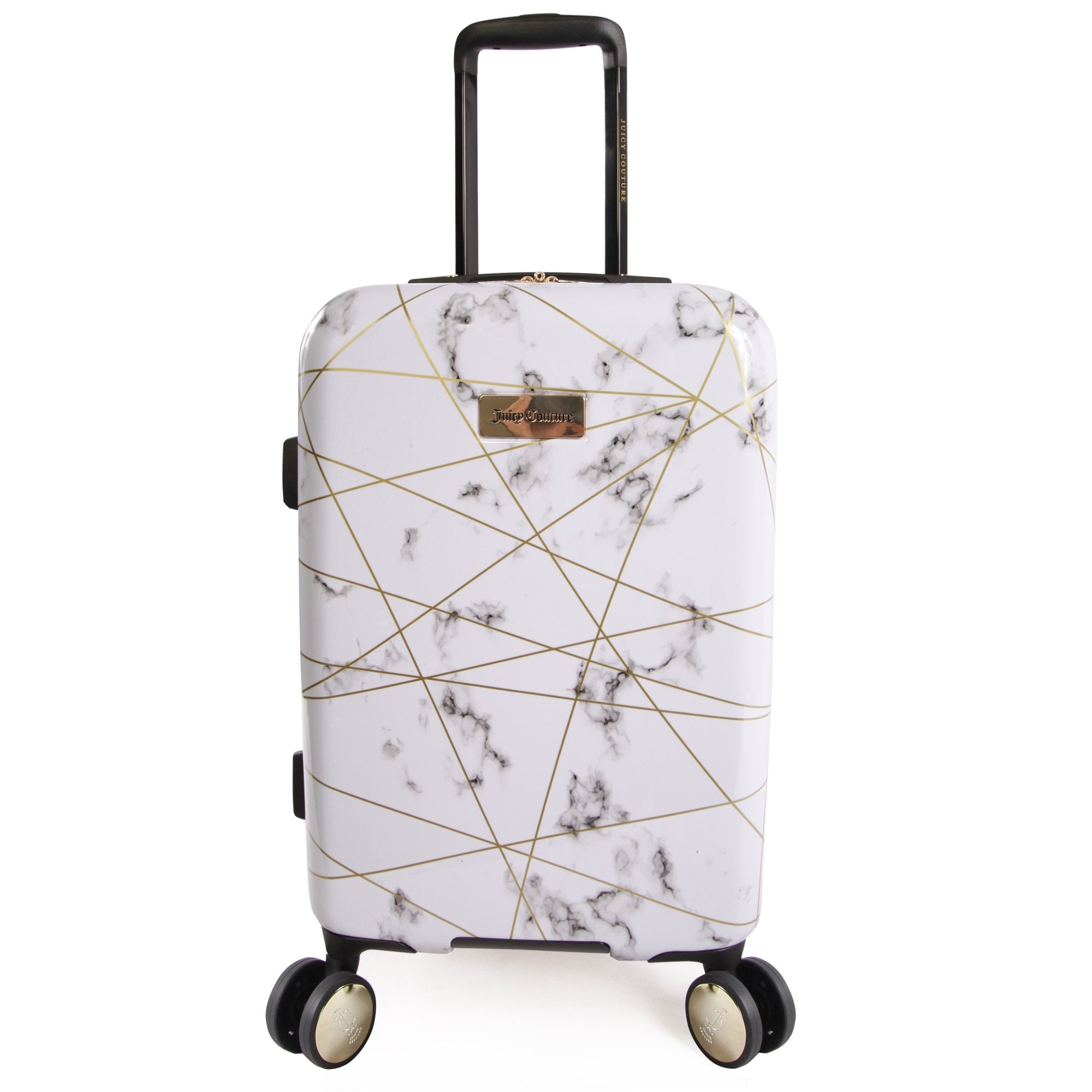 Carry-On Hardside Spinner Luggage - Marble Web - Juicy Couture