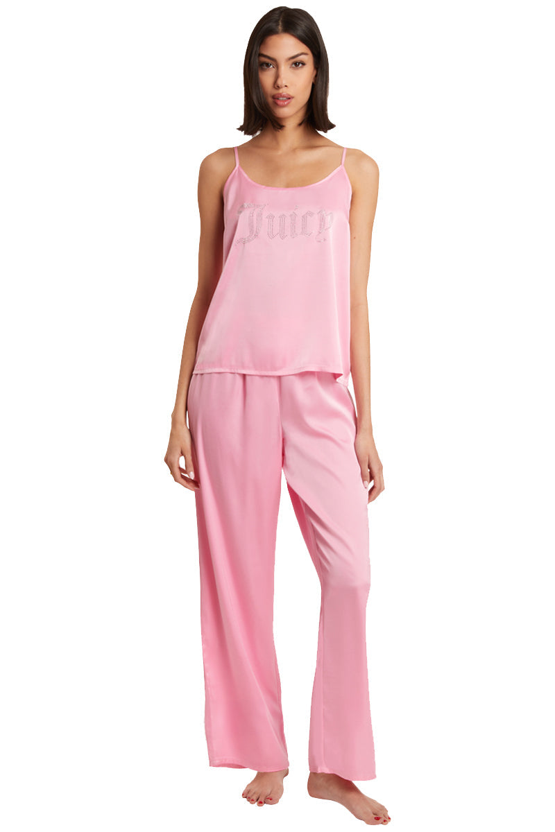 Satin Cami PJ Set in Pink - Juicy Couture