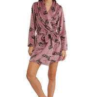 Shawl Collar Plush Robe