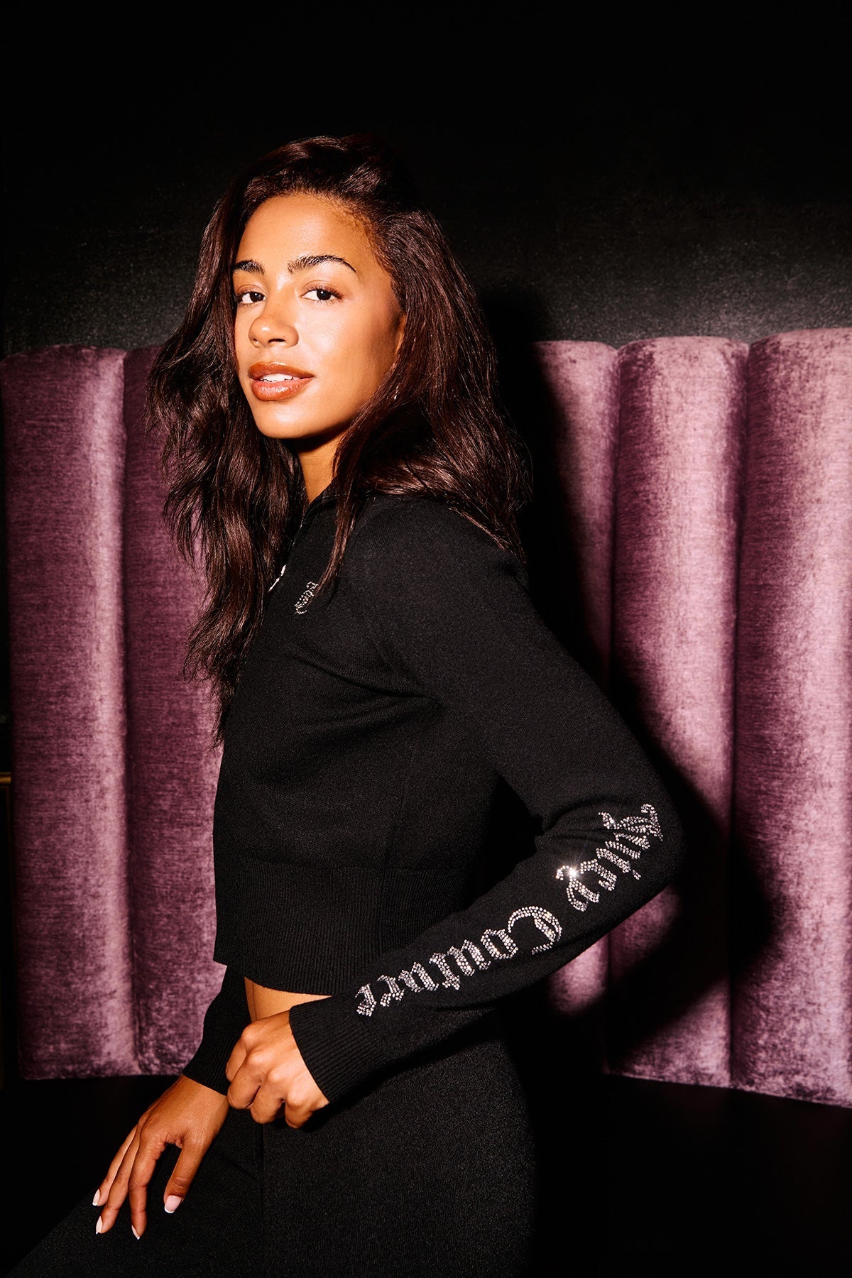 Small Bling Knit Cropped Jacket - Juicy Couture