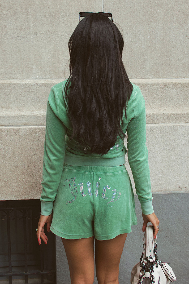 Big Bling Washed Terry Shorts · Juicy Couture