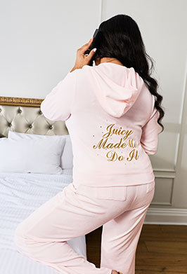 Heritage Cotton Velour Hoodie - Juicy Couture