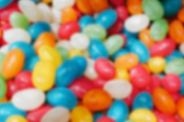 Close-up of colorful jelly beans