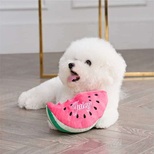 Watermelon Squeaky Pet Toy - Juicy Couture