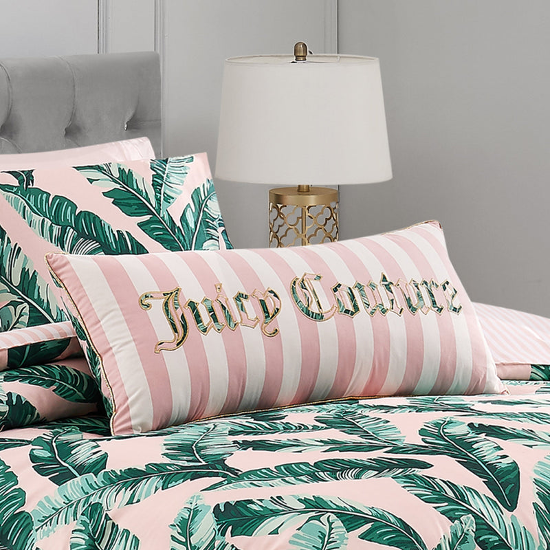Tropical Palm Pillow - Tropical Palm Pink - Juicy Couture