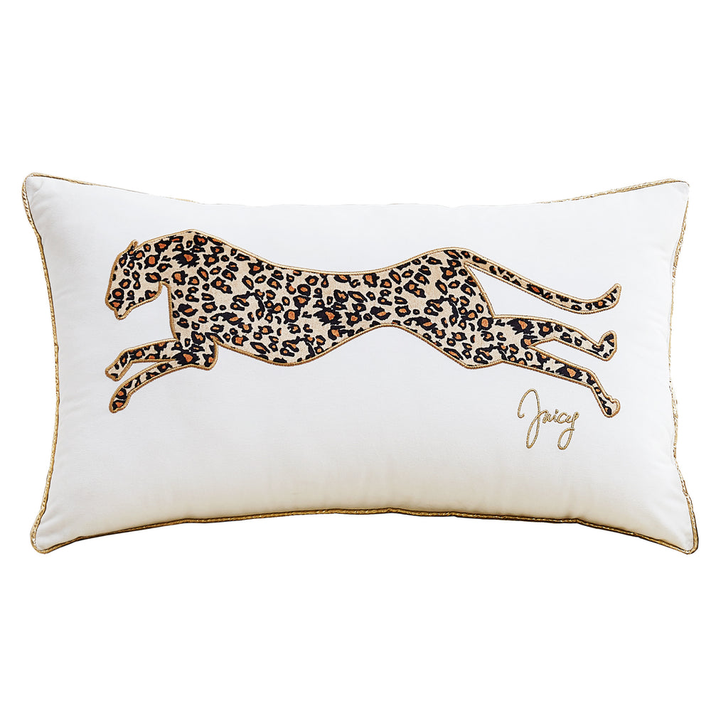 Embroidered Leopard Pillow - Juicy Couture
