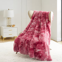 Shaggy Faux Fur Plush Blanket - Juicy Couture