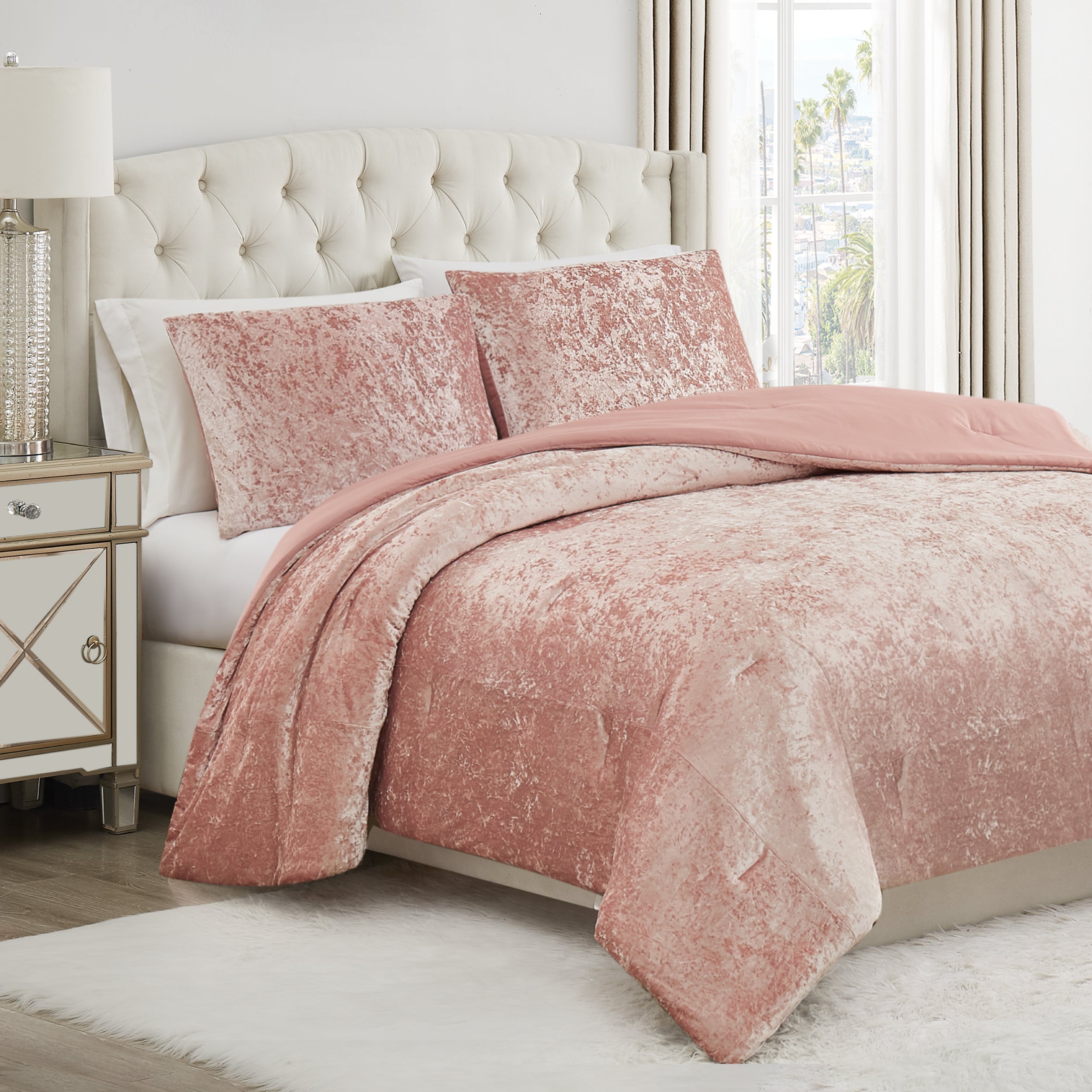 Crushed Velvet Comforter Set - Juicy Couture