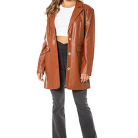 Oversized Faux Leather Trench Coat - Juicy Couture