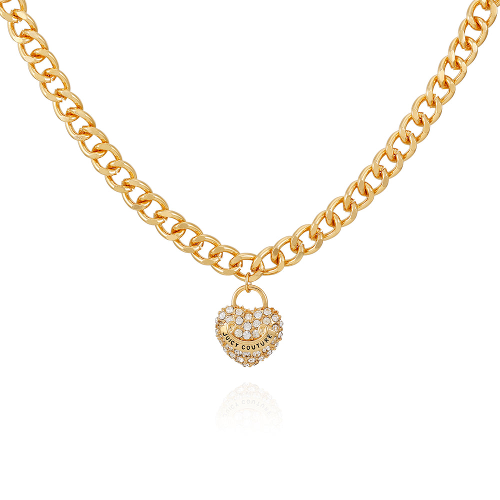 Bling Heart Charm Necklace - Juicy Couture