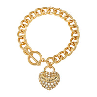 Bling Heart Toggle Bracelet - Juicy Couture