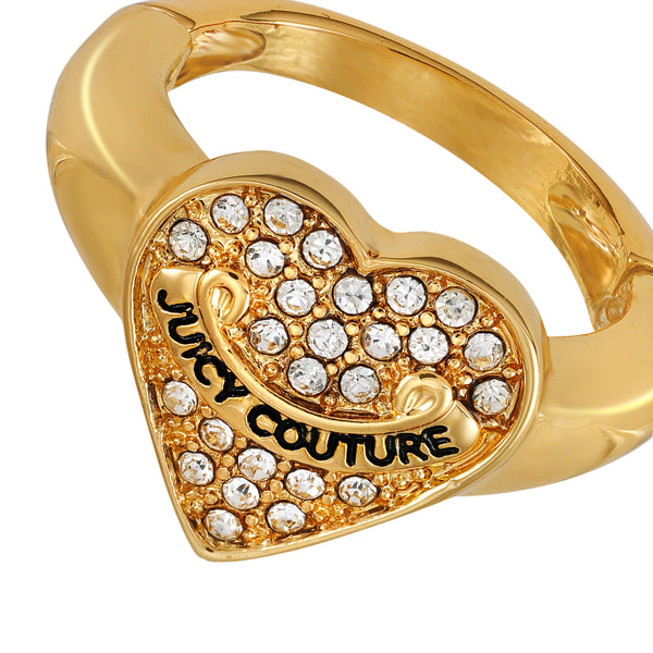 Bling Logo Heart Ring - Juicy Couture