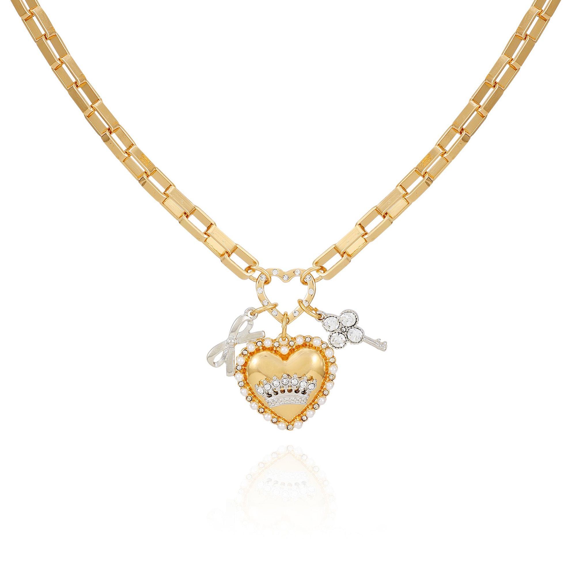 Crown Charm Necklace - Juicy Couture