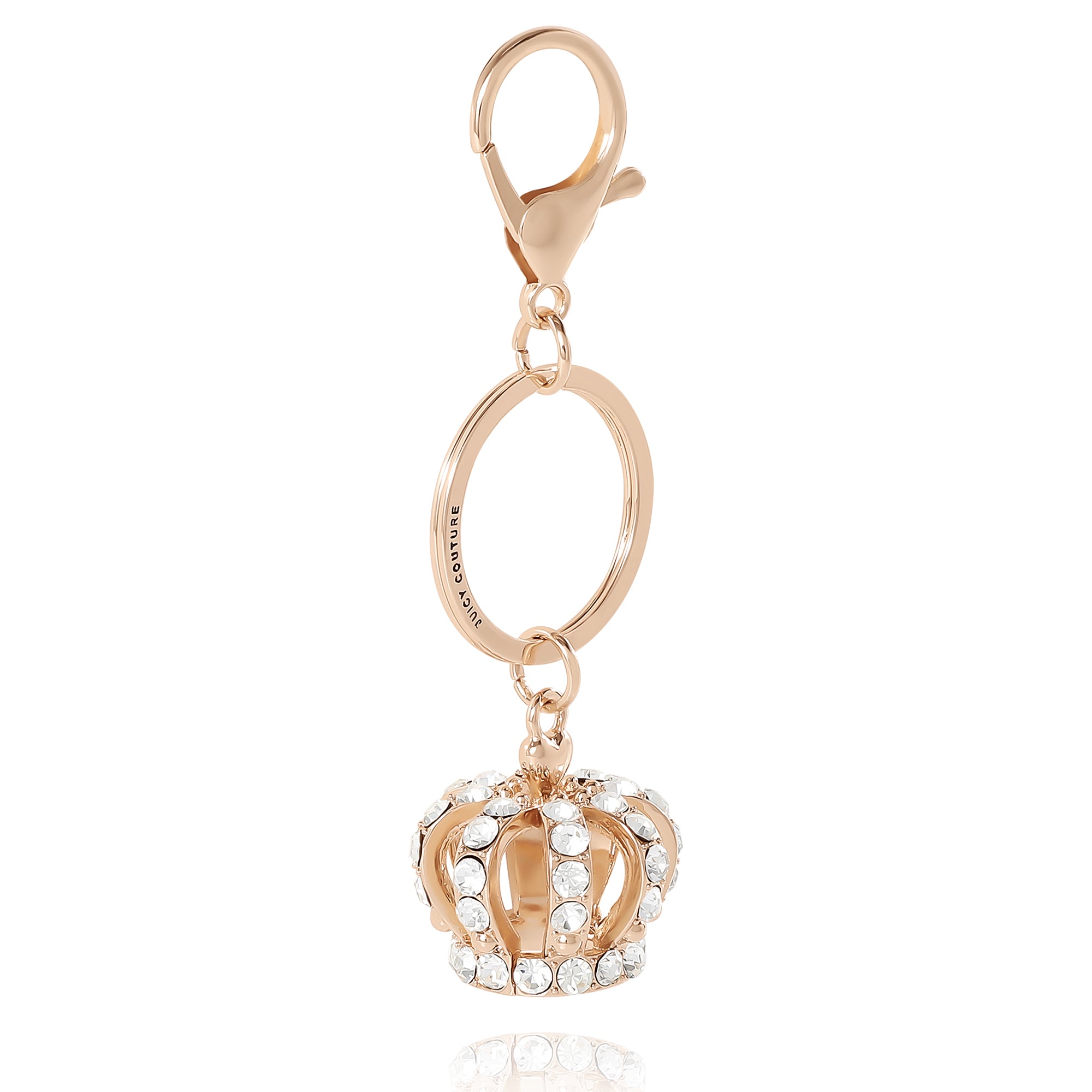 Crown Charm Rhinestone Keychain - Juicy Couture