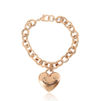 Heart Charm Goldtone Chain Bracelet - Juicy Couture