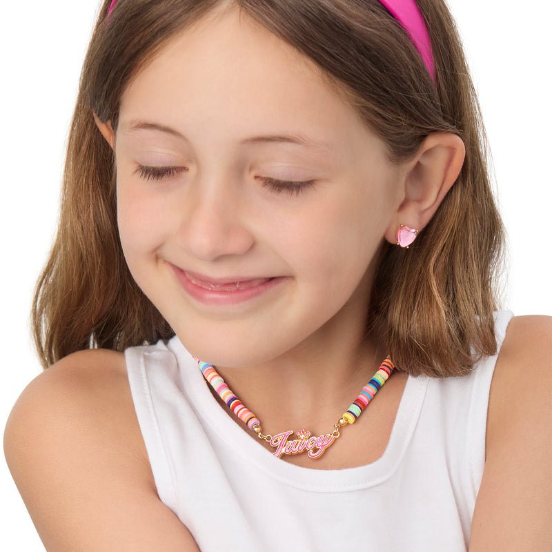 Kids 3-Pair Stylish Stud Earrings Set