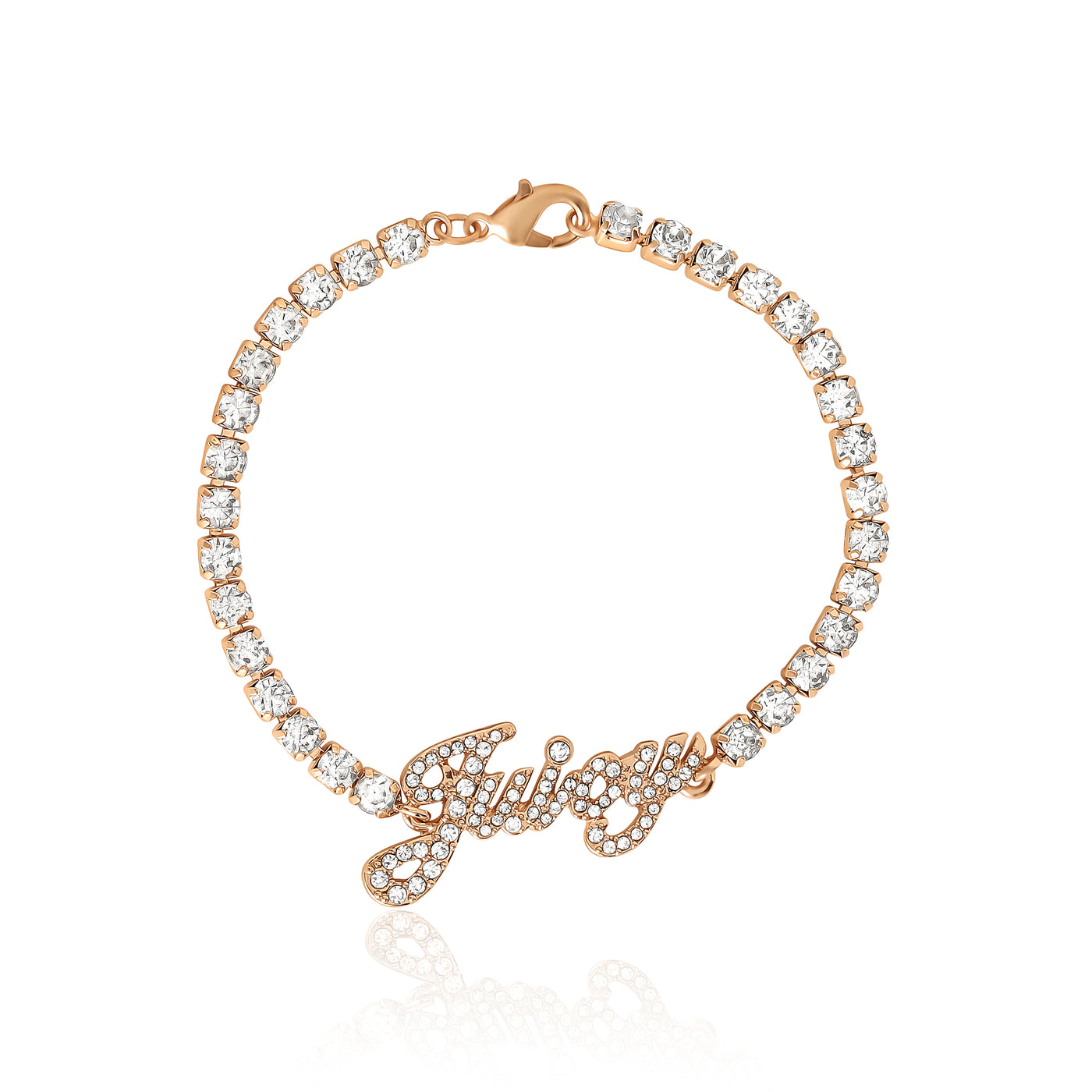 Juicy Script Crystal Tennis Bracelet - Juicy Couture