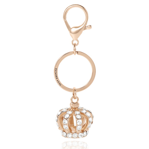 Crown Charm Rhinestone Keychain - Juicy Couture