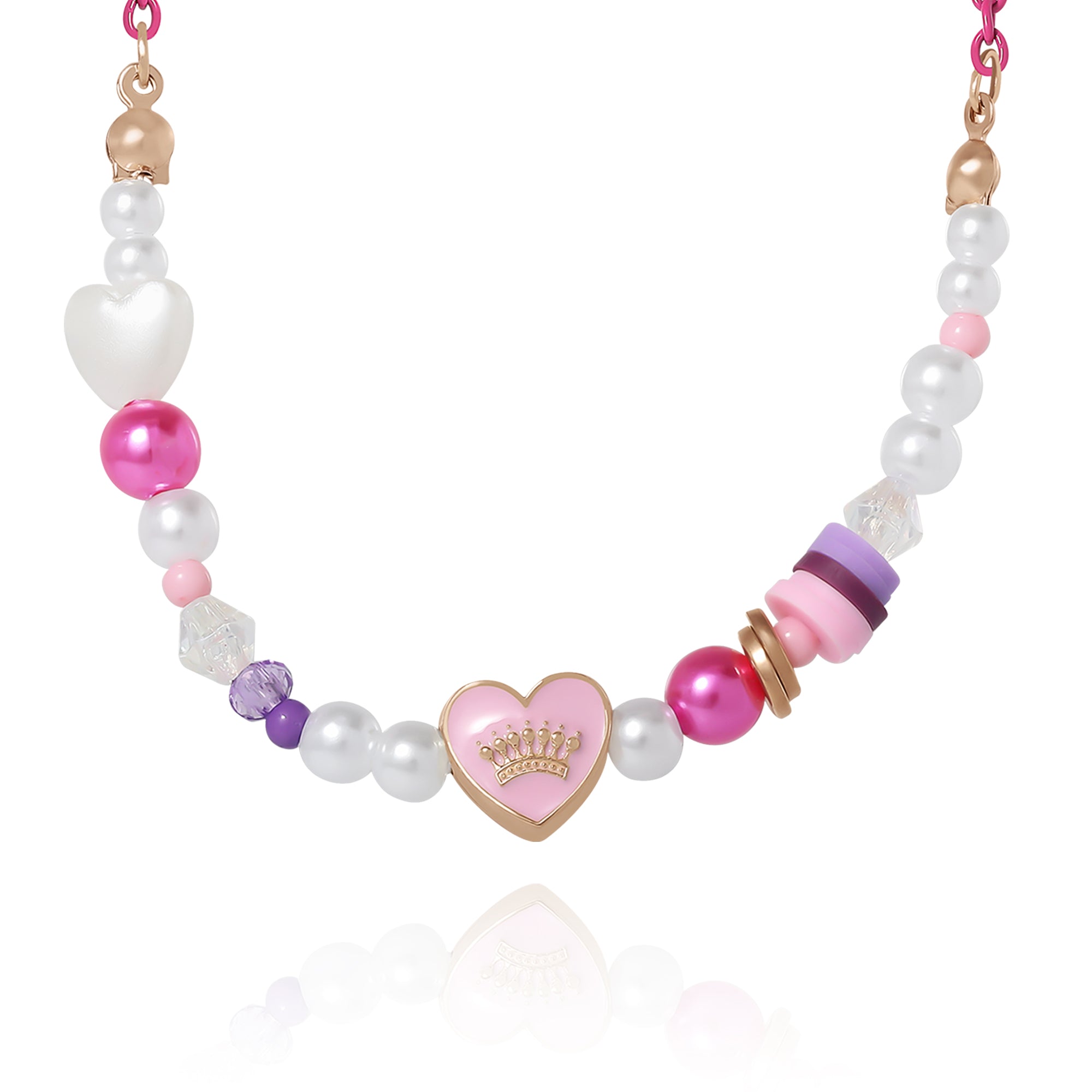Kids Beaded Necklace - Goldtone - Juicy Couture