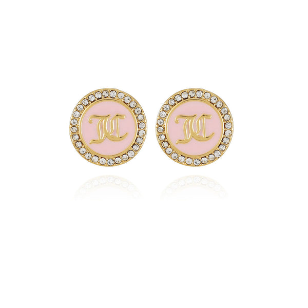 Pink Button Earrings - Juicy Couture