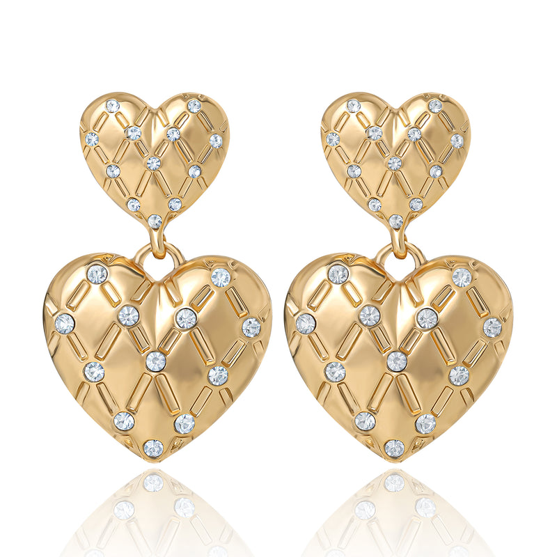 Padlock Heart & Key Necklace - Goldtone - Juicy Couture