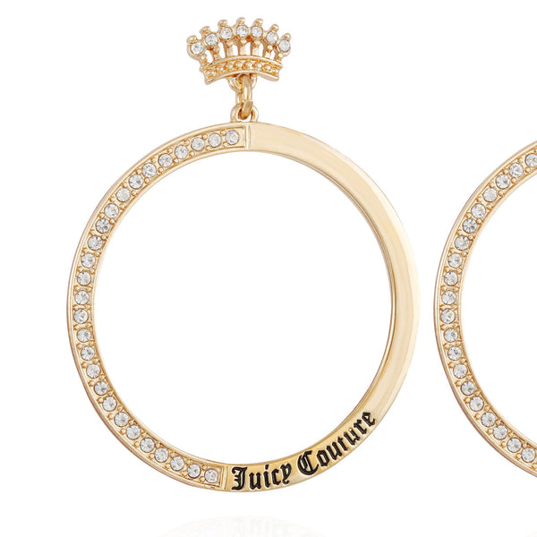 Hoop Earrings with sleek hoop design - Juicy Couture