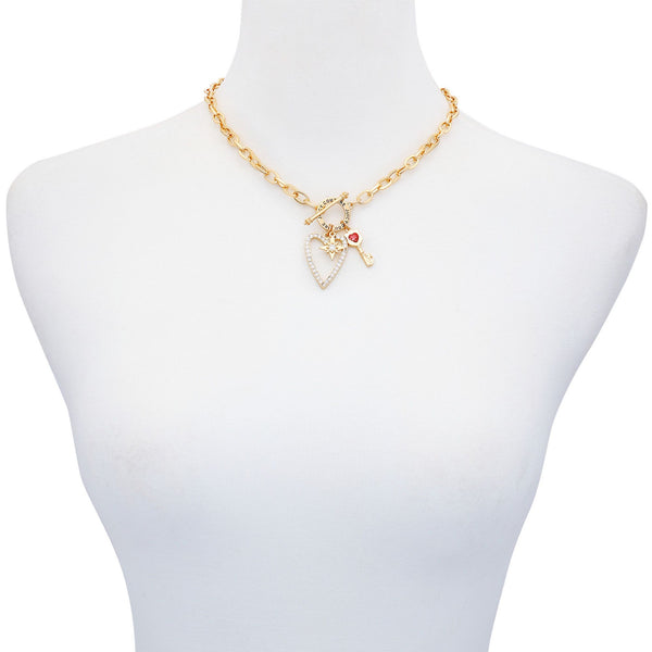 Toggle Charm Necklace - Juicy Couture