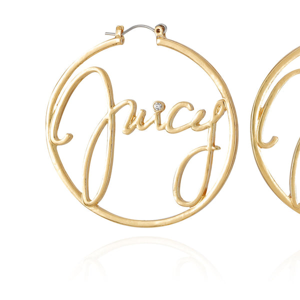 Hoop Earrings with logo - Juicy Couture