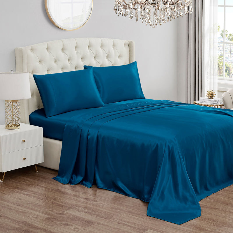 Solid Satin Sheet Set - Juicy Couture
