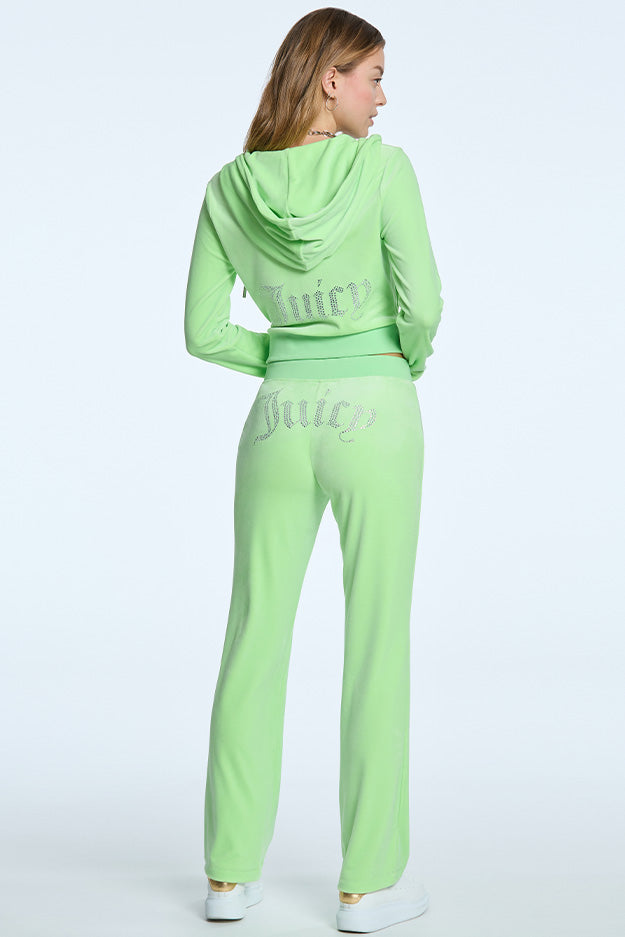 Shop Juicy Couture Big Bling Velour Track Pants J2FBV104-J8028 brown |  SNIPES USA