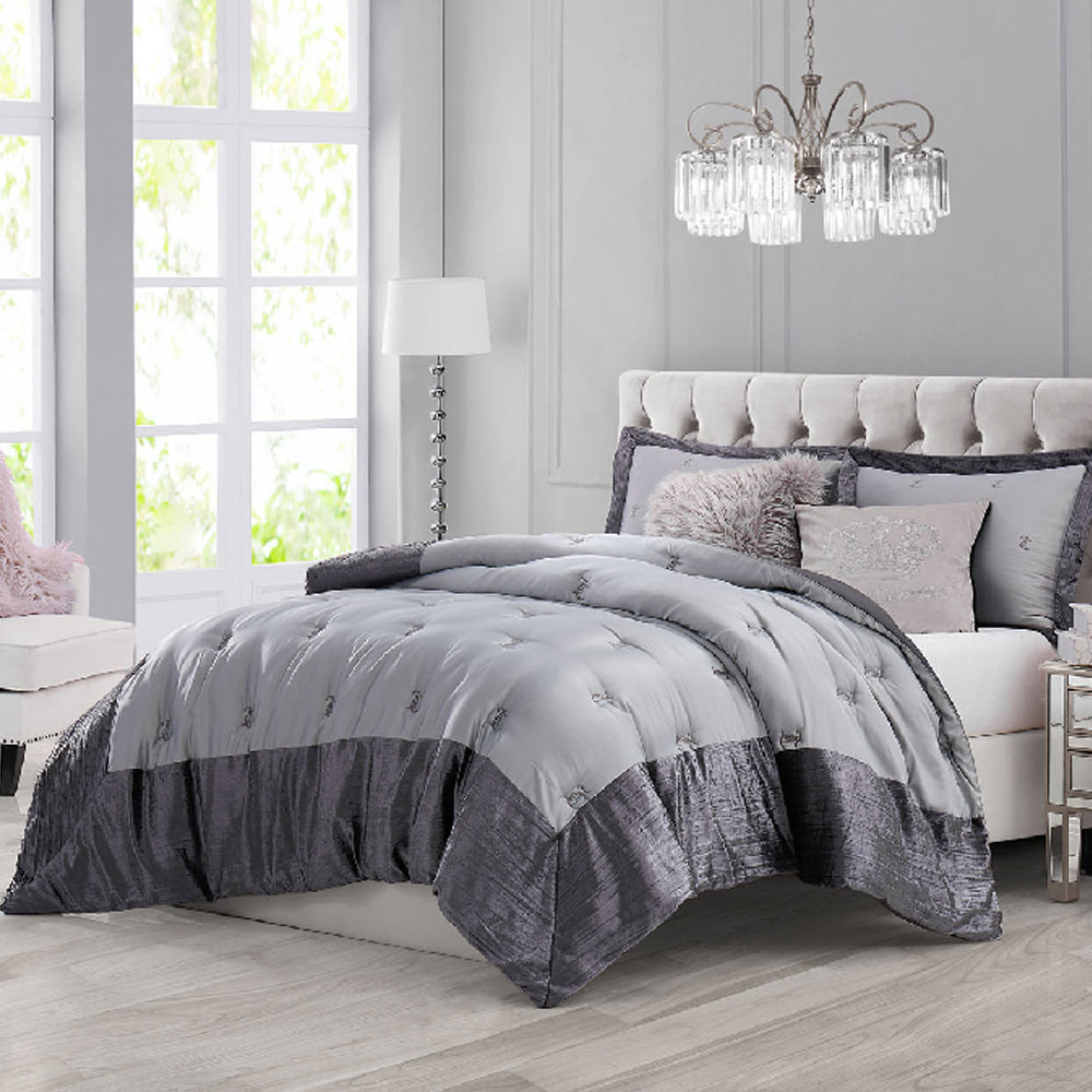 Monogram Velvet Comforter Set | Juicy Couture