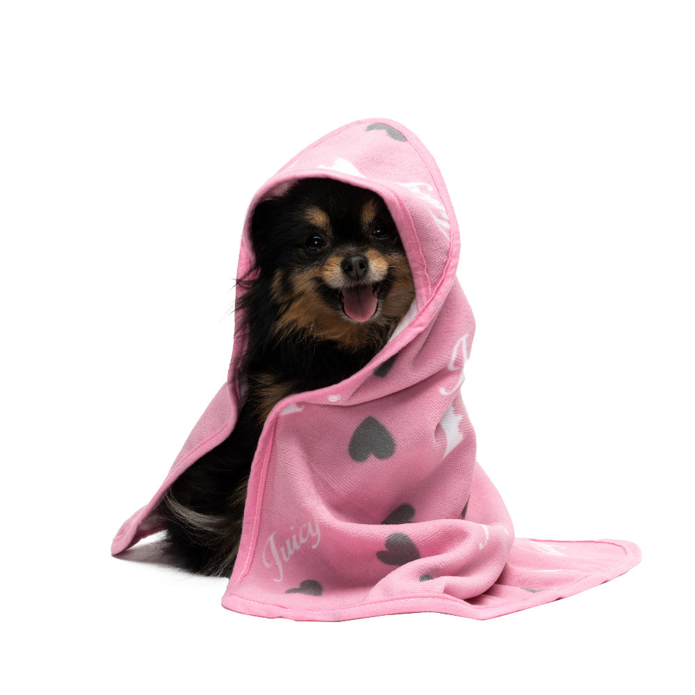 Hooded Pet Towel - Juicy Couture
