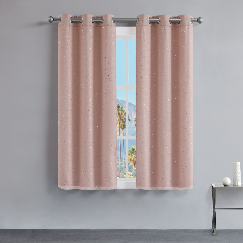 Melody Embellished Double Layer Curtains - Juicy Couture