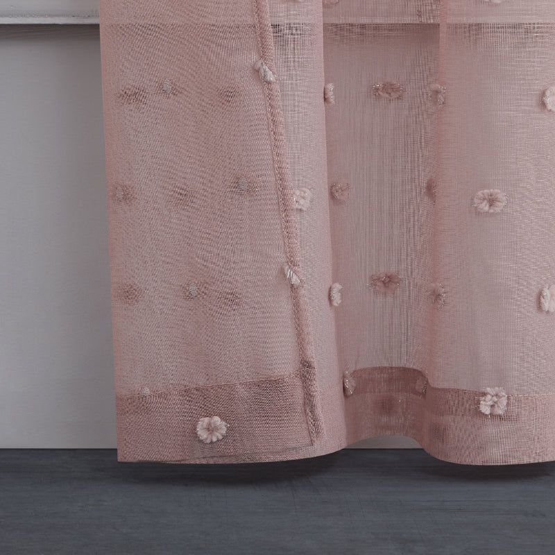 Evelyn Polka Dot Sheer Curtains - Juicy Couture