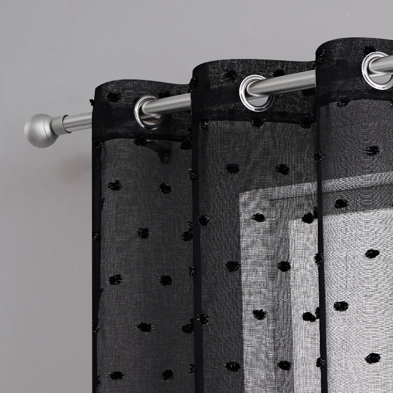 Evelyn Polka Dot Sheer Curtains - Juicy Couture