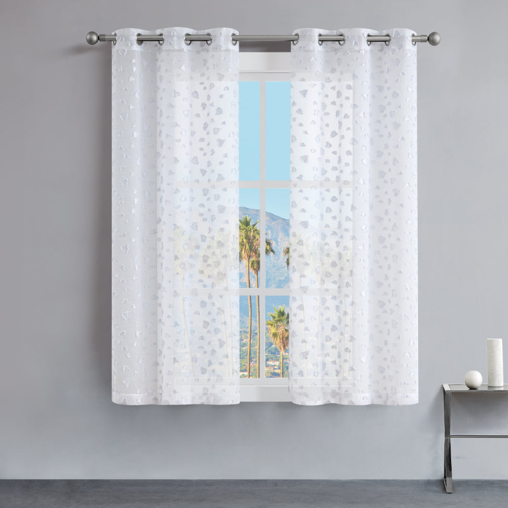 Ethel Embellished Sheer Curtains - Juicy Couture