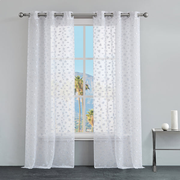 Ethel Embellished Sheer Curtains - Juicy Couture