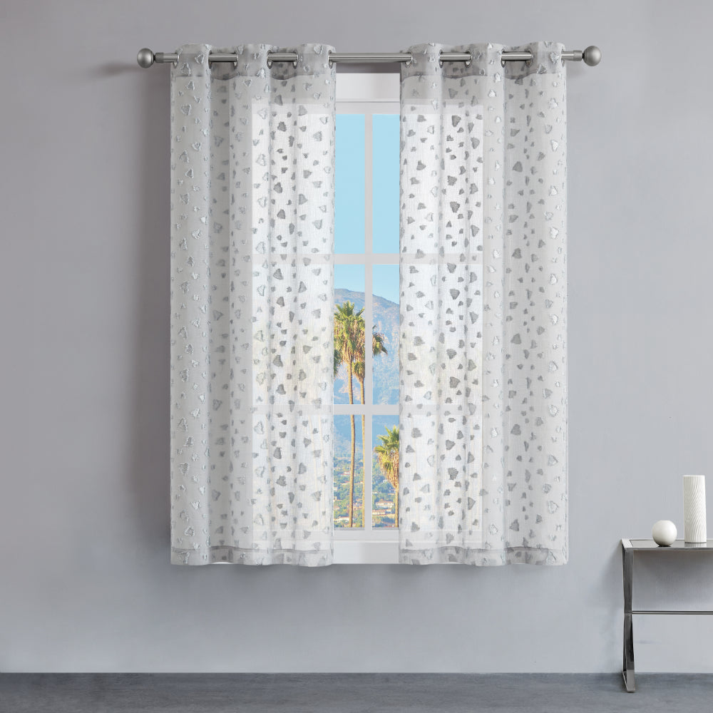 Ethel Embellished Sheer Curtains - Juicy Couture