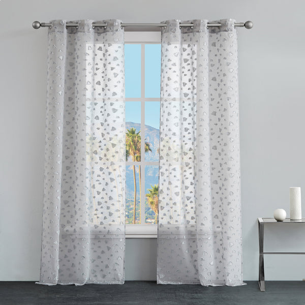 Ethel Embellished Sheer Curtains - Juicy Couture