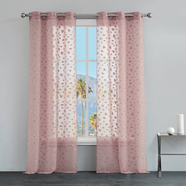 Ethel Embellished Sheer Curtains - Juicy Couture