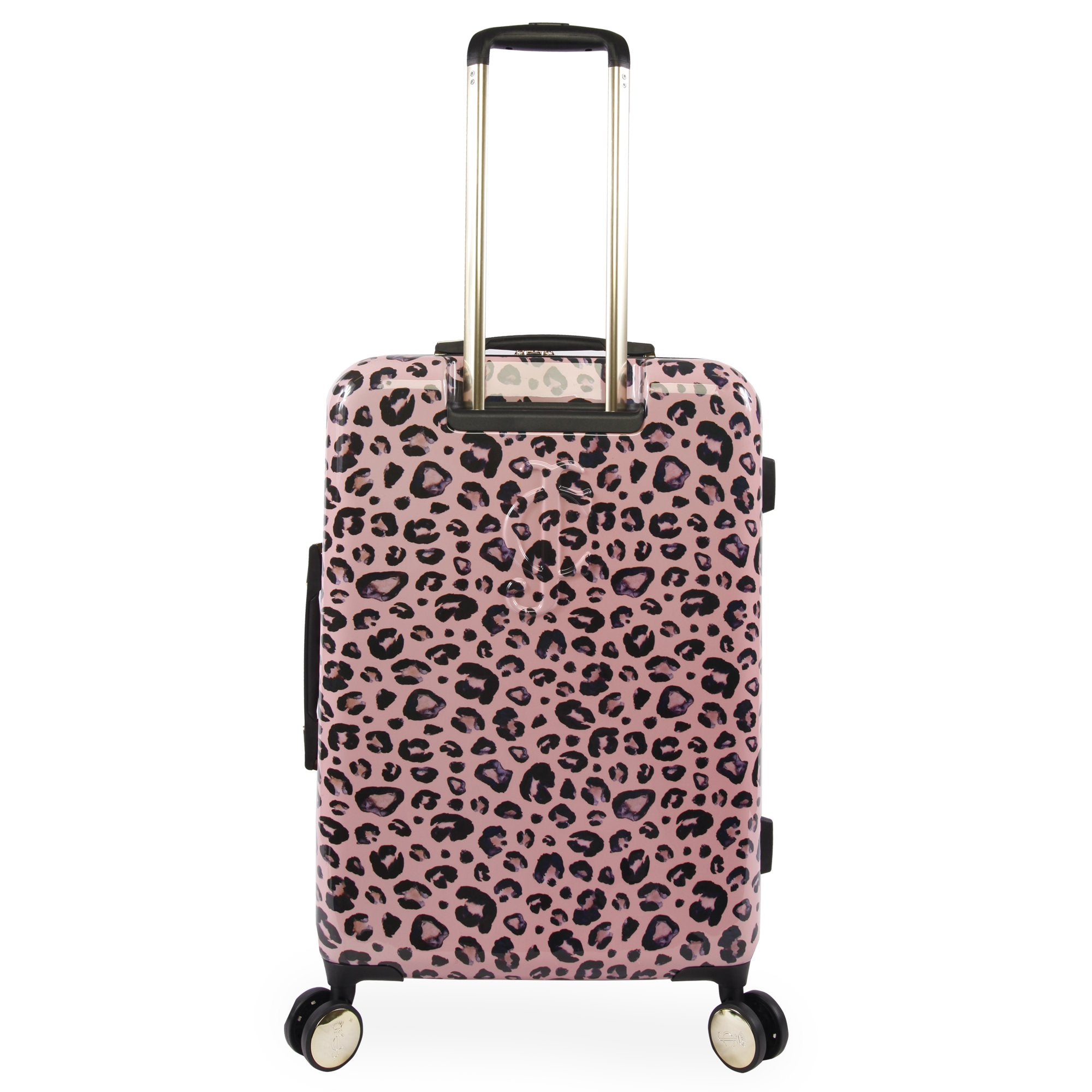 Pink Leopard 3-Piece Hardside Spinner Luggage Set#color_pink-leopard