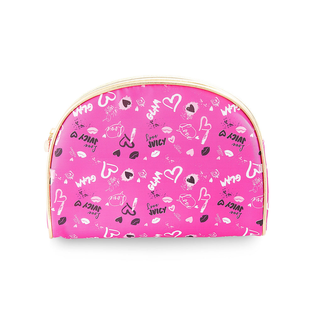 Victoria's Secret Pink Love Vs Heart Bling Makeup Cosmetic Bag